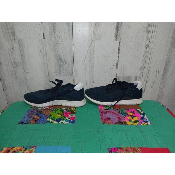 Vionic Womens Fresh Joey Casual Lace Up Sneaker Shoes Navy Blue US 7.5 - Picture 6 of 10